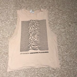 Divided Tops - Joy division pale pink tank top Divided Tops - Joy division pale pink tank top
